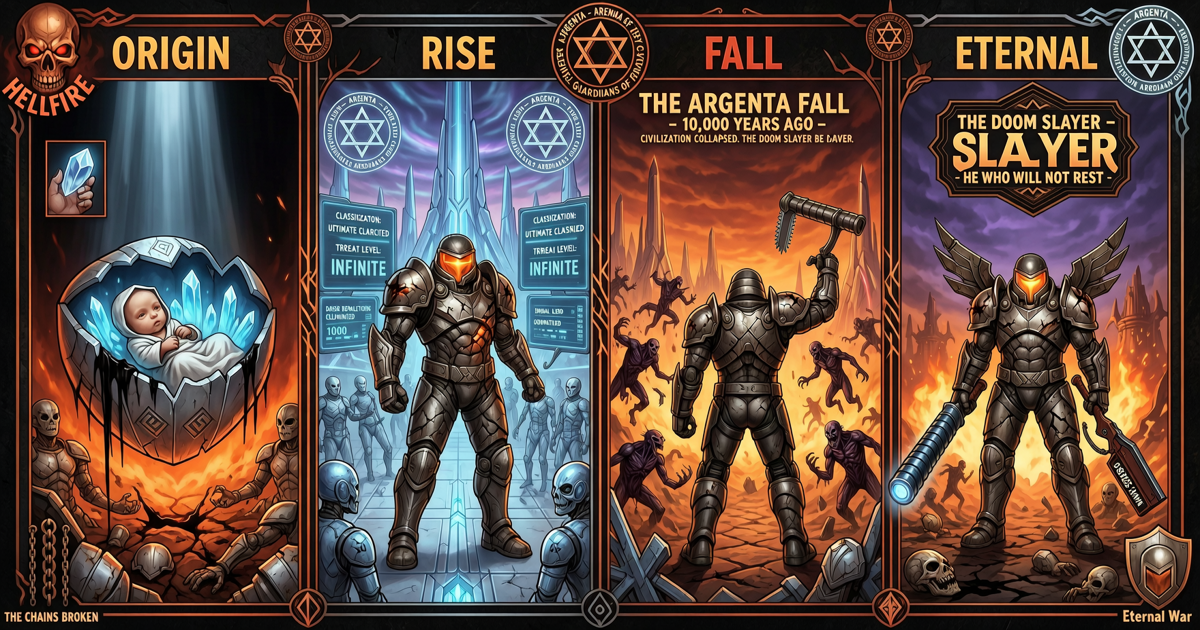 DOOM Eternal Lore: The Unholy History of the Doom Slayer and the Argenta